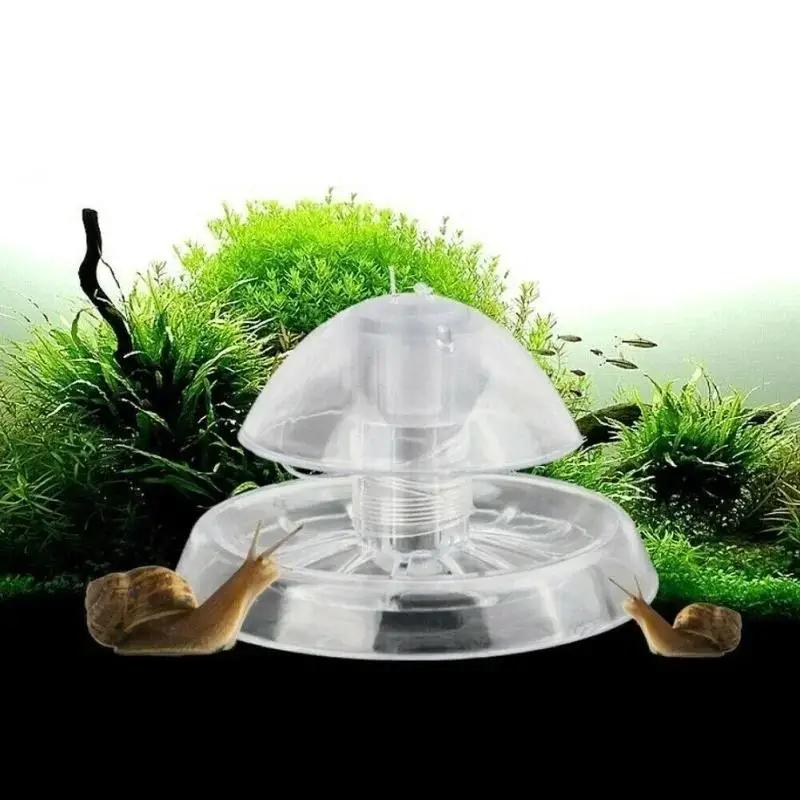 Planted Aquarium With Fish - 2026 New 6/8CM Clear Plastic Snail