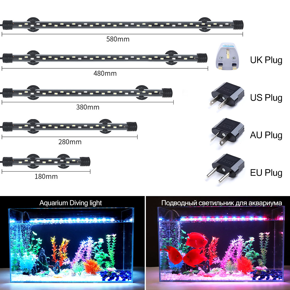 Aquarium Plant Growing - 90-260V Aquarium Light LED Waterproof Fish