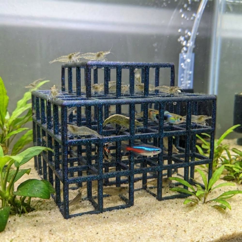 Aquarium Plant Live - 3D Printed Fish Shrimp Hideout Shelter