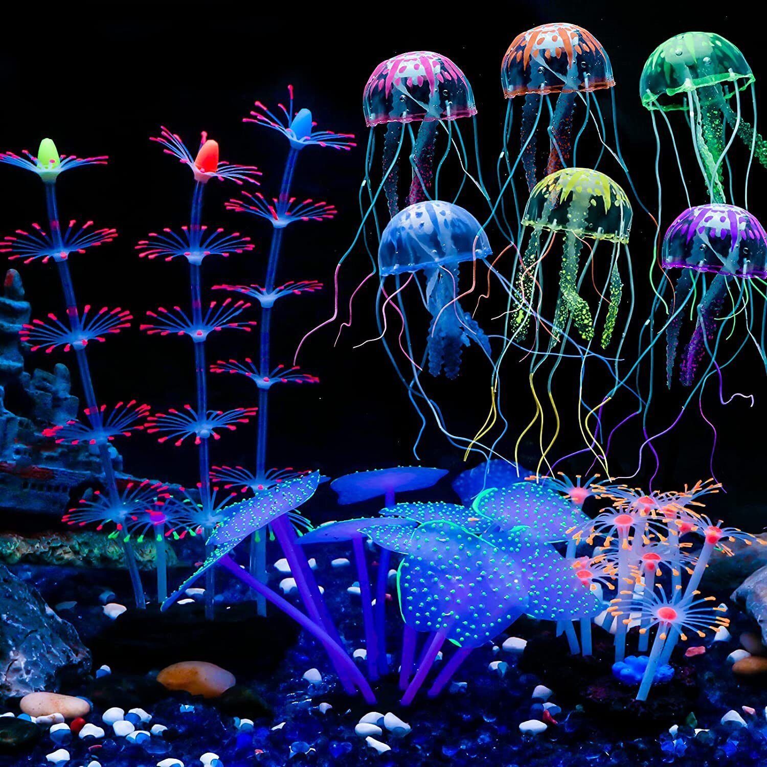 Silicone Glowing Landscape Art - Aquarium Plant Live recension och pris