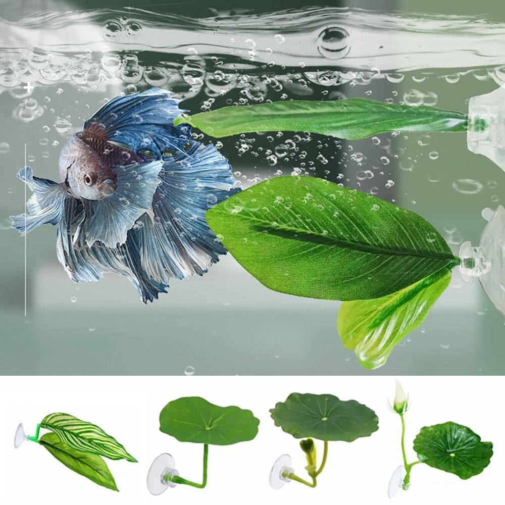 Plastic Betta Fish Rest Leaf S - Aquarium Plant Live recension och pris
