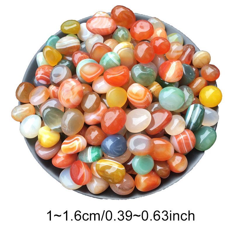 100~500g Colorful Pebbles for  - Aquarium Plant Live recension och pris