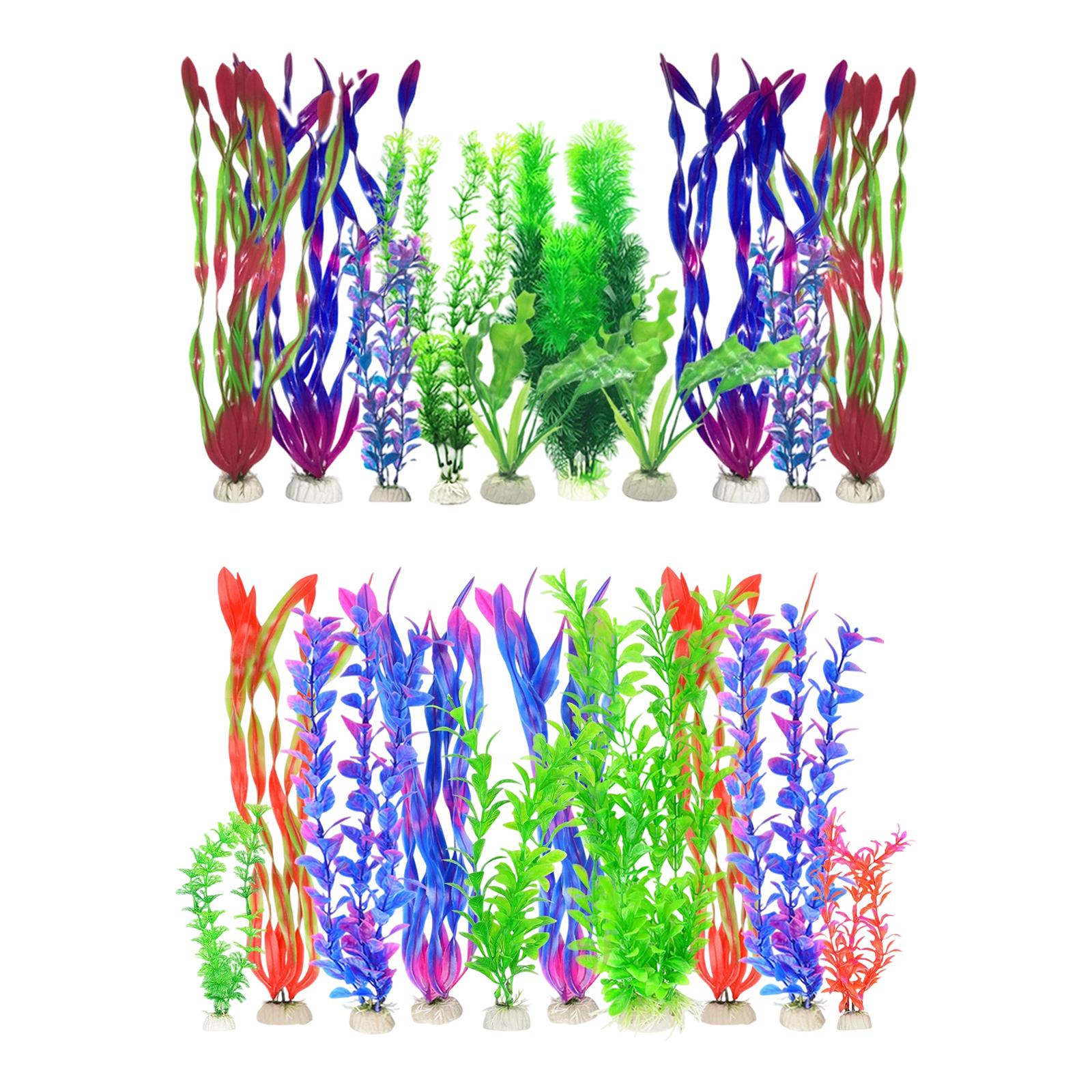 Artificial Aquarium Plants Set - Planted Aquarium Tank Kit recension och pris