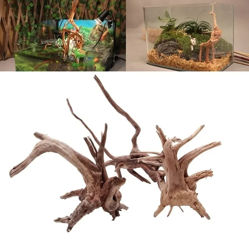 Natural Tree Trunk Driftwood A - Aquarium Plant Live recension och pris