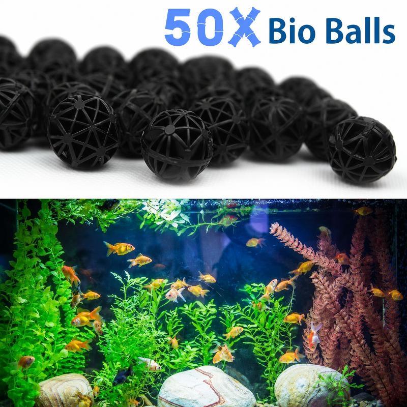 50Pcs 16mm Aquarium Bio Filter - Planted Aquarium With Fish recension och pris