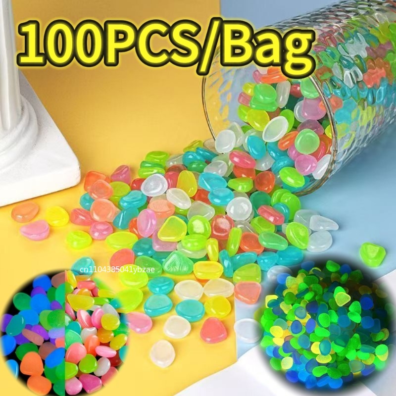 100-800pcs Glow in The Dark Pe - Aquarium Plant recension och pris