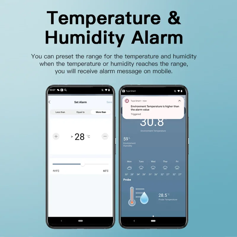 Tuya WiFi Temperature Humidity - Aquarium Plant recension och pris
