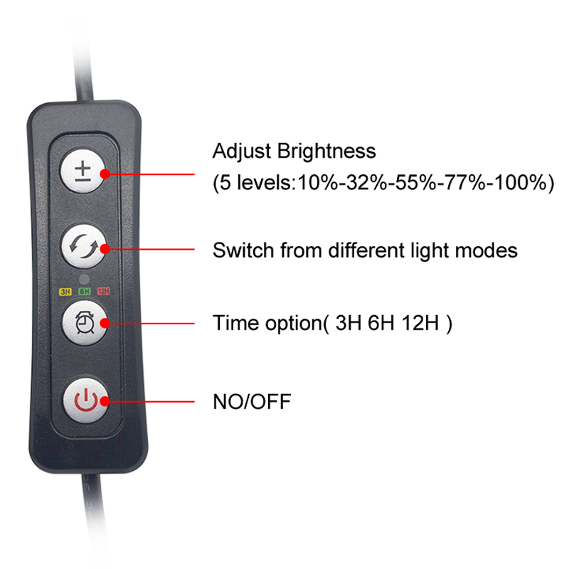 Aquarium LED Light for 16-64CM - Aquarium Plant Growing recension och pris