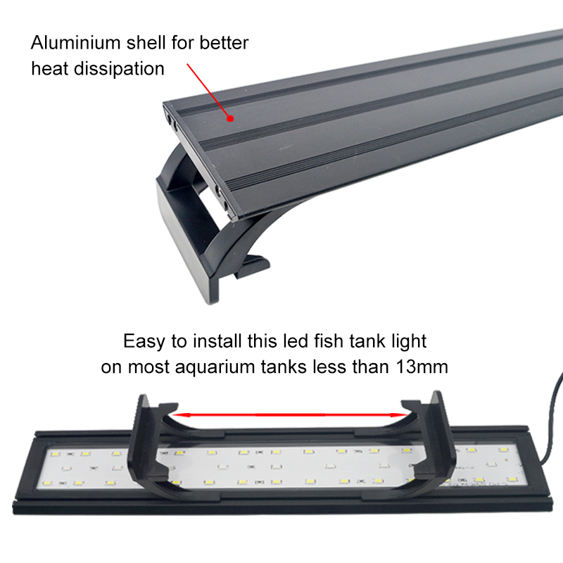 Aquarium LED Light for 16-64CM - Aquarium Plant Growing recension och pris