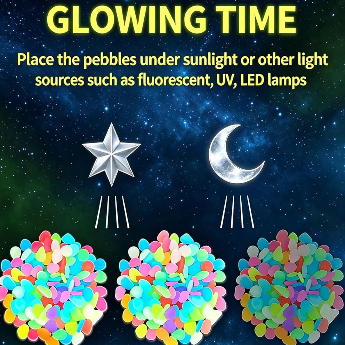 Colorful Glow In The Dark Lumi - Aquarium Plant recension och pris
