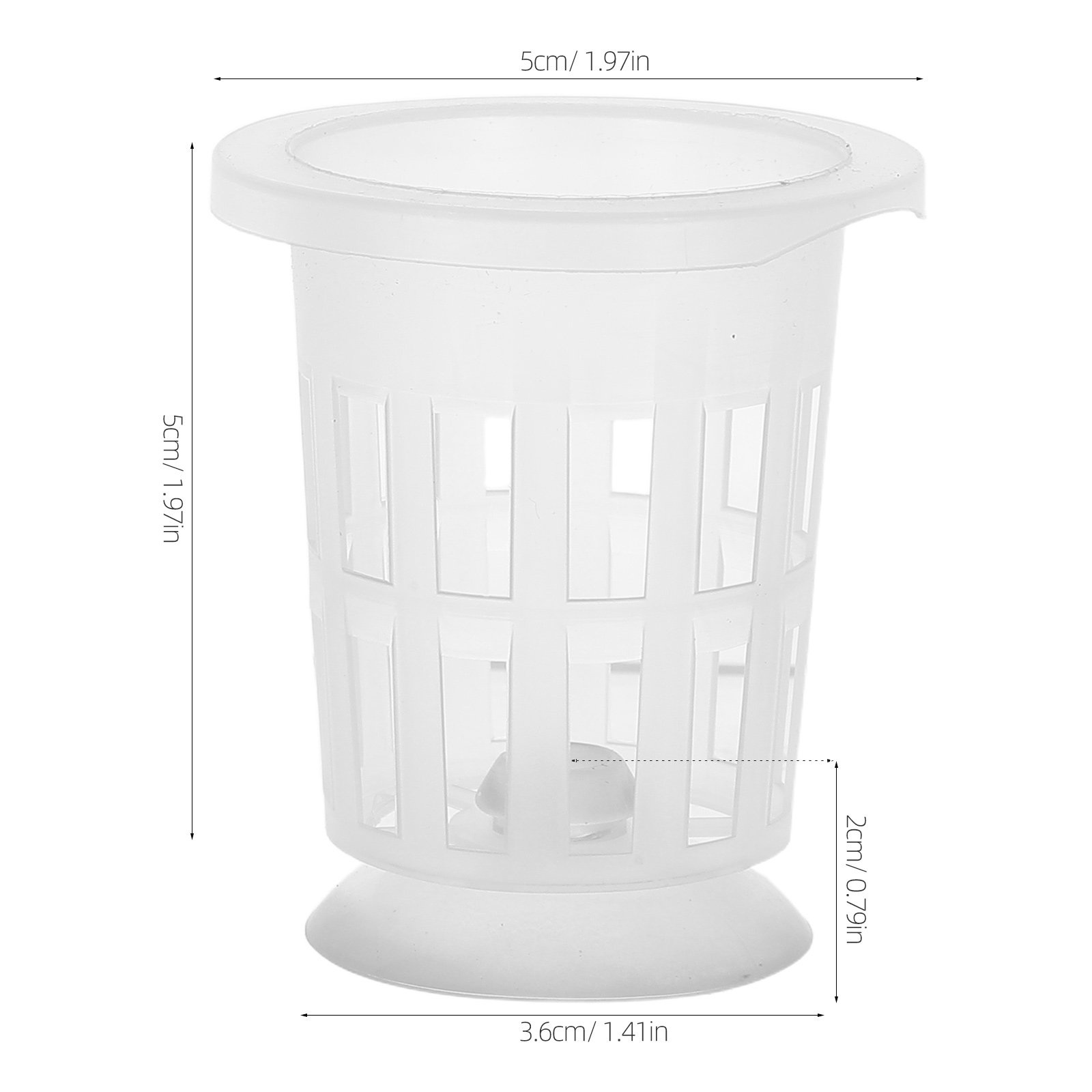 1Set Hydroponic Net Pot with S - Aquarium Plant recension och pris