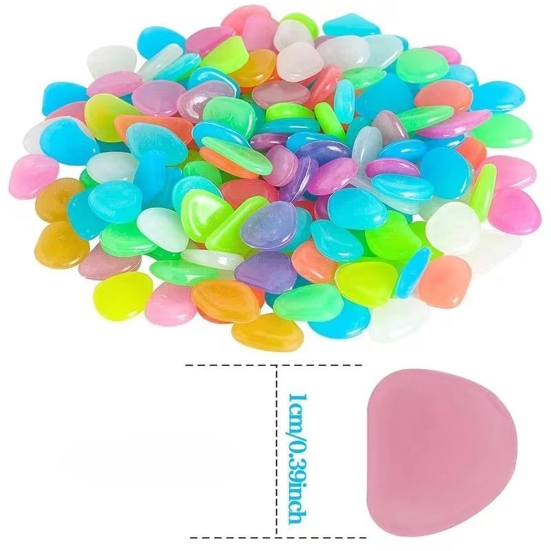 50-200pcs Glow in The Dark Peb - Aquarium Plant recension och pris