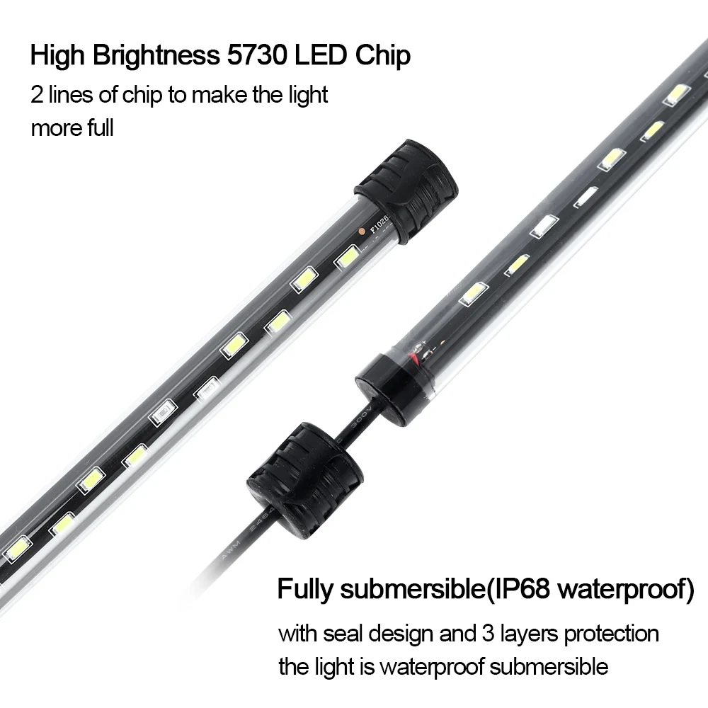 58CM  Aquarium Light LED Plant - Aquarium Plant Growing recension och pris