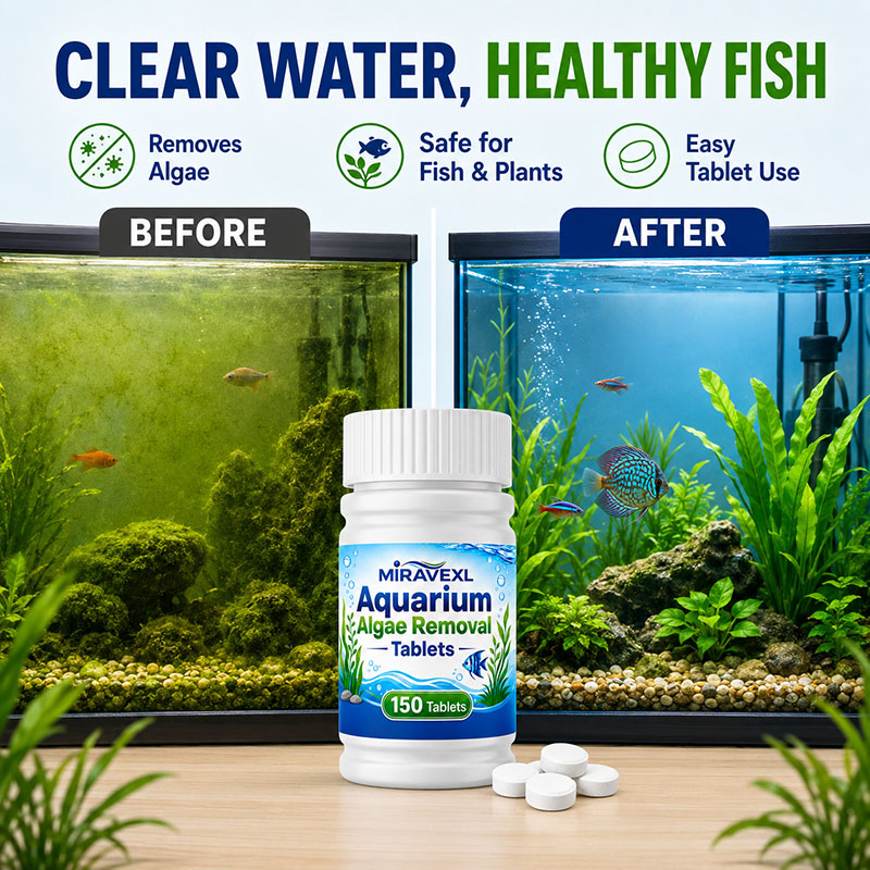 MIRAVEXL 150 Aquarium Algae Re - Aquarium Plant Growing recension och pris