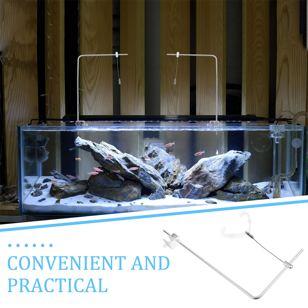 2pcs Aquarium Light Holder Wit - Planted Aquarium With Fish recension och pris